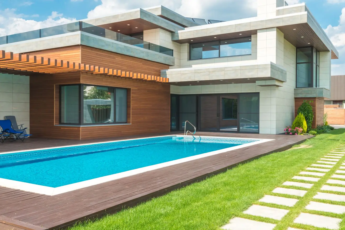 Swimming pool built in Smithfield West, NSW